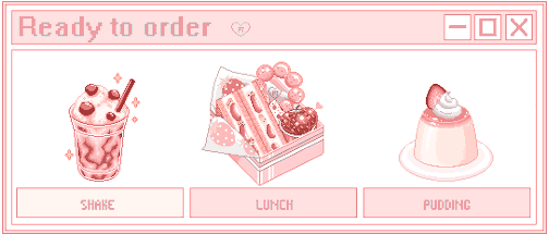 A menu with food